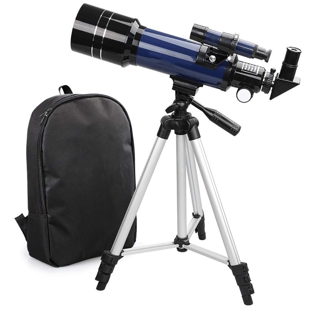 CUTPOIY Telescope Refraction 70Mm Fully Coated Glass Optical Lens Portable Outdoor Storage for Beginners