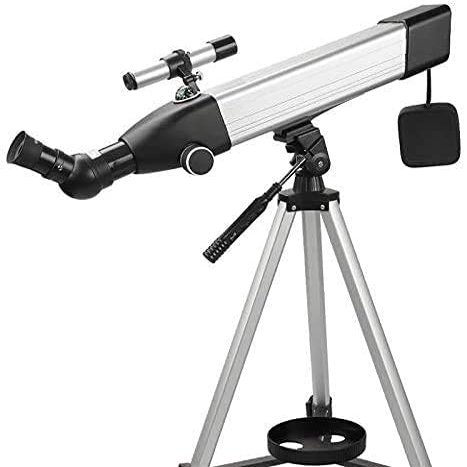 CUTPOIY Portable Observation and Learning Telescope Professional Astronomical Telescope Monocular 60Mm Refractive Outdoor Travel Spotting Scope with Tripod for Beginners
