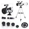 CUTPOIY Telescopes Outdoor Astronomical Telescope Performance 700-76 Reflector Astronomical Telescope with Azimuthal Mount Adjustable Aluminium Tripod for Kids Beginners view 4