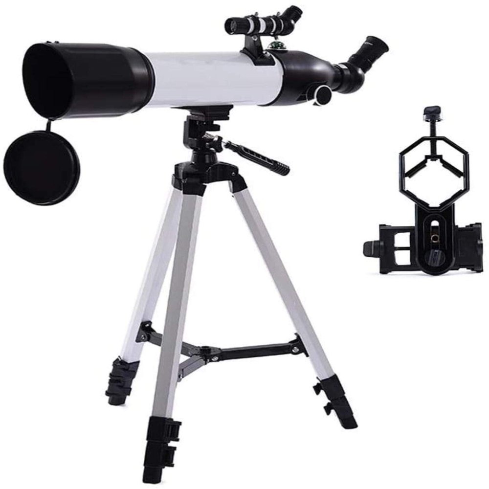 CUTPOIY Telescope for Adults Beginners Kids, 80Mm Aperture 500Mm Az Astronomical Refractor Telescope with and Tripod Bak4 Prism Lens Telescope for Astronomy Observe Moon,for