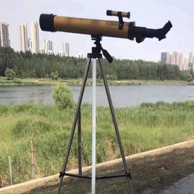 CUTPOIY Astronomical Telescope, Entry Refractive Telescope 45 Zenith Mirror HD High-Powered Dual-Purpose Erect Telescope, Stargazing Moon