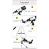 CUTPOIY Telescopes for Beginners Kids, Astronomy Telescope 300/70 Mm, Portable Telescope with Adjustable Tripod, for Adult Children Teens view 4