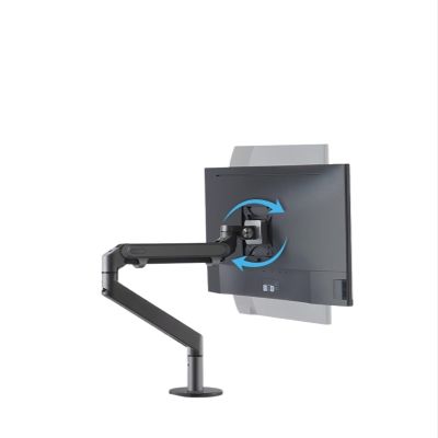 AVXANKTG OZ-1 Aluminum Height Adjustable 17-32 Inch Monitor Stand Desktop Stand Single Arm Gas Spring Monitor Mounting Bracket(Inner Hole 38.1mm-6 Way)