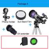 CUTPOIY Entry-Level Astronomical Telescope,telescopes for Astronomy Beginners,Kids Telescope,70mm Aperture 400mm Mount Refractor Telescope,The (Color : Package 3) (Package 4) view 2