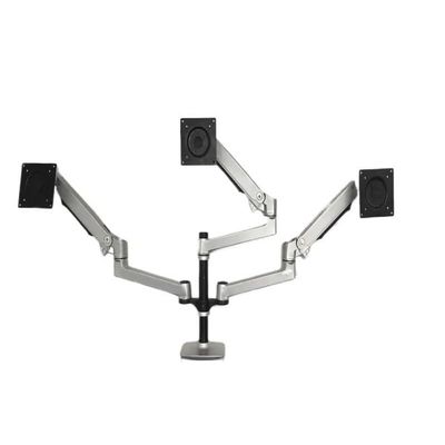 AVXANKTG Desktop Fully Dynamic 17-32 Inch Triple Monitor Stand Mount Aluminum Mechanical Spring Arm Monitor Stands Maximum Weight 10kg Each