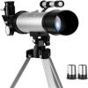 CUTPOIY Space Astronomic Telescope, Outdoor HD 90X Zoom Telescope, 360x50mm Refractive Space Astronomical Telescope Monocular Spotting Scope with Tripod, Moon Lens view 1