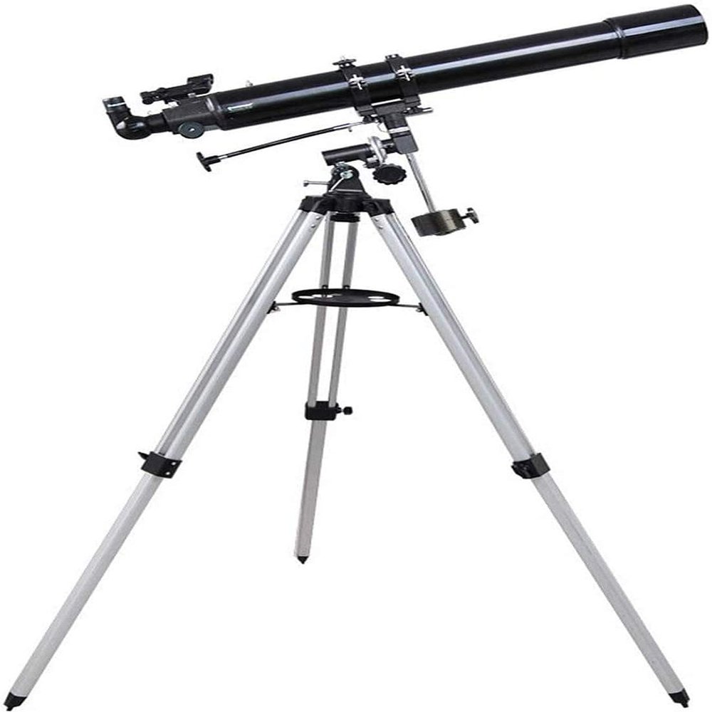 CUTPOIY Astronomical Telescope, 80 Refraction Telescope with Tripod, 90 Zenith Mirror Deep Space Finder Telescope, Watching The Moon Stargazer Kid's Gift