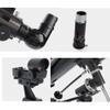 CUTPOIY Astronomical Telescope, 80 Refraction Telescope with Tripod, 90 Zenith Mirror Deep Space Finder Telescope, Watching The Moon Stargazer Kid's Gift view 4