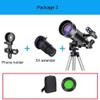 CUTPOIY Entry-Level Astronomical Telescope,telescopes for Astronomy Beginners,Kids Telescope,70mm Aperture 400mm Mount Refractor Telescope,The (Color : Package 3) (Package 3) view 2