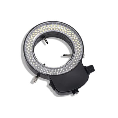 JOEBO Microscope Kit Adjustable 144 LED Light Microscope Ring Light Illuminator Bright Lamp with Adapter for Lab Digital Stereo Biological Microscope Microscope Lens Adapters