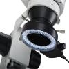 JOEBO Microscope Kit Adjustable 144 LED Light Microscope Ring Light Illuminator Bright Lamp with Adapter for Lab Digital Stereo Biological Microscope Microscope Lens Adapters view 4