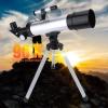 CUTPOIY Telescope Gift Hight Definition 90X Monocular Telescope Astronomical Refractive Space Scope Refractor Portable Telescope with Aluminum Tripod, Great Accessory F view 4