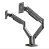 AVXANKTG G32 Aluminum Alloy 22"-32" Dual LCD LED Monitor Mounting Gas Spring Arm Full Motion Monitor Stand Supports Load 3-15kg Each view 1
