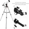 CUTPOIY Telescope, Astronomical Telescope for Kids Adults, 80Mm Aperture 500Mm Focal Length 3X Refractor Telescope Magnification Monocular, Professional Starry Telescope with Tripod, Tw view 3