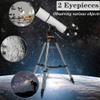 CUTPOIY Telescope, Astronomical Telescope for Kids Adults, 80Mm Aperture 500Mm Focal Length 3X Refractor Telescope Magnification Monocular, Professional Starry Telescope with Tripod, Tw view 4
