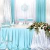 10 x 10 Feet Light Blue A Backdrop Curtain for Partie, Background Curtains for Photoshoot, Birthday, Wedding, Halloween, Thanksgiving, Christmas, New Year Party Decorations 5Ft x 10Ft, 2 Panels view 4