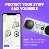 Tile by Life360 Sticker - Small Bluetooth Tracker, Remote Finder and Item Locator for Bikes, Glasses and More. Both iOS and Android Compatible. Phone Finder. 2-Pack (Black) view 2