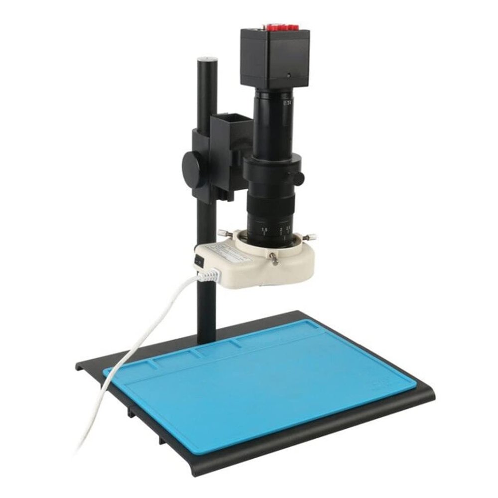 JOEBO Microscope Kit 1080P 180X 300X Industrial Video Electronic Digital Repair Microscope Camera Microscope Lens Adapters(Black,180x)