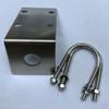 Lizusidtsy Stainless Steel Antenna Mount Bracket with U Style Bolts for Ham UHF VHF CB Cellular Trucker Antenna Use Accepted view 3