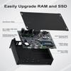 WEIDIAN Industrial PC, Fanless Computer i7 10610U(up to 4.90 GHz), Mini PC with 2RS232 + 4RS422/485/232 COM, Type-C, HD, DP Triple Display, 8USB, 2GPIO, WiFi, BT, Win11(32GB RAM 1TB M.2 SSD) view 4