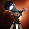 CUTPOIY Telescope for Kids Beginners and Astronomy Portable Astronomical Telescopes Refractor with Finder Scope Compass and Tripod view 3