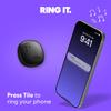 Tile by Life360 Sticker - Small Bluetooth Tracker, Remote Finder and Item Locator for Bikes, Glasses and More. Both iOS and Android Compatible. Phone Finder. 1-Pack (Black) view 4
