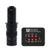 Microscope Kit Microscope Cameras 12MP 4K USB HDMI Industrial Video Microscope Camera Electronic Digital Magnifier Video Recorder For PCB CPU Soldering Repair Microscope Lens Adapters(With 180x) view 1