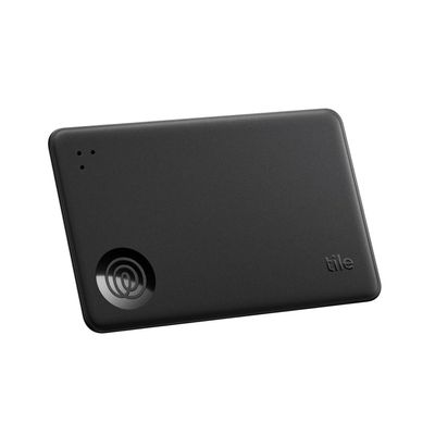 Tile by Life360 Slim - Wallet Finder, Bluetooth Tracker and Item Locator for Luggage Tags, Passports and More. Both iOS and Android Compatible. Phone Finder. 1-Pack (Black)