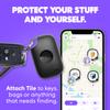 Tile by Life360 Pro - Powerful Bluetooth Tracker, Key Finder and Item Locator for Keys, Bags and More. Both iOS and Android Compatible. Phone Finder. 1-Pack (Black) view 2