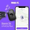 Tile by Life360 Pro - Powerful Bluetooth Tracker, Key Finder and Item Locator for Keys, Bags and More. Both iOS and Android Compatible. Phone Finder. 1-Pack (Black) view 3