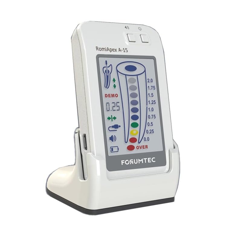 RomiApex A15 Apex Locator with Color LCD Display, Compact Design, Measures Wet/Dry Canals, 1/Pk