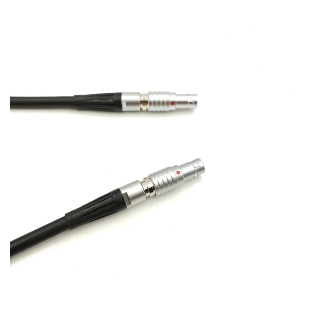 Bidirectional 5 pin to 5 pin Sound Devices Zax~om Denecke BH-LL Timecode Cable, 0B 5 pin to 5 pin Male Plug for AR~I Camera(Straight to Elbow,10cm)