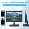 Feihe 14 inch Small Kitchen TVDigital ATSC Tuner, HDMI/USB/TF/Headphone Ports, Remote Control for Kitchen/Bedroom/RV view 2