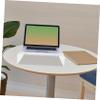 BCOATH Acrylic Monitor Riser Stand for Monitors Desk Riser Keyboard Shelf for Home Office view 4
