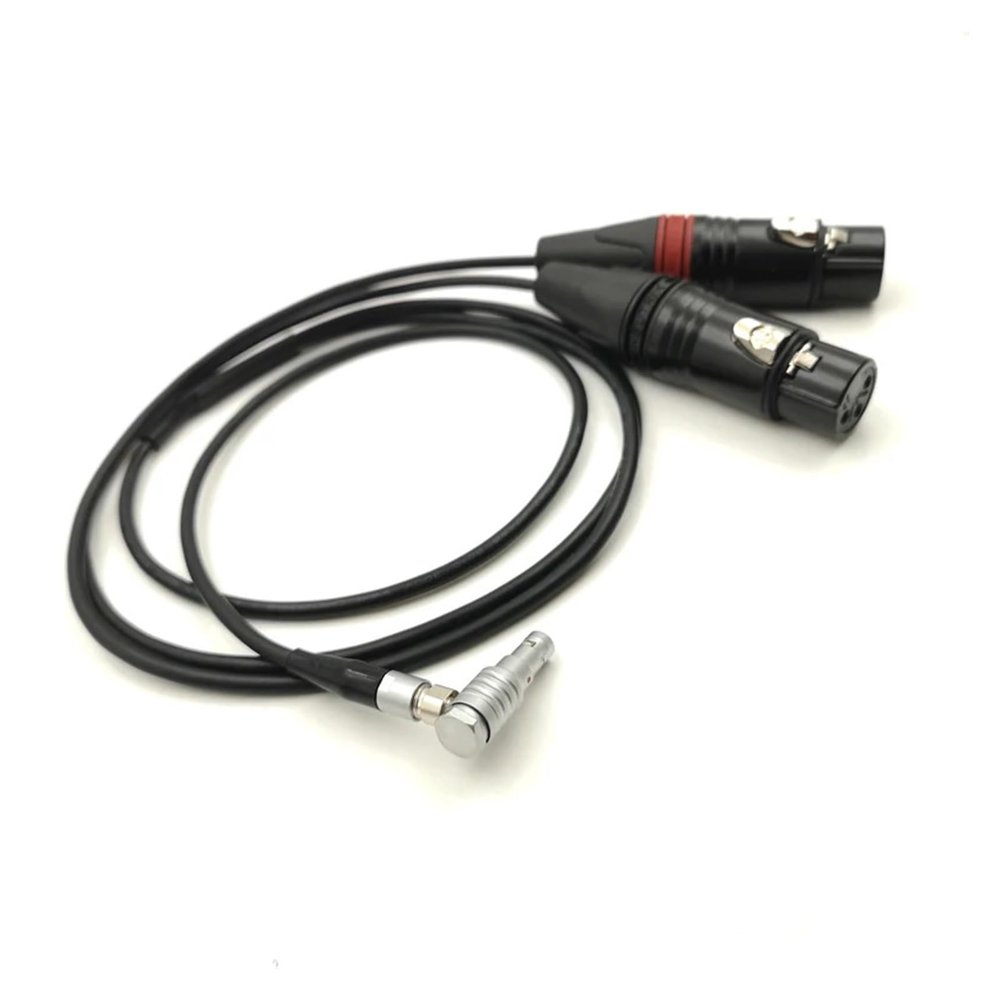 A~ri Al~xa M~ni Audio Cable, M~ni Two-Channel Audio Cable, 00B 5-pin to Neu~rik XLR 3-pin Female(Length-100cm)