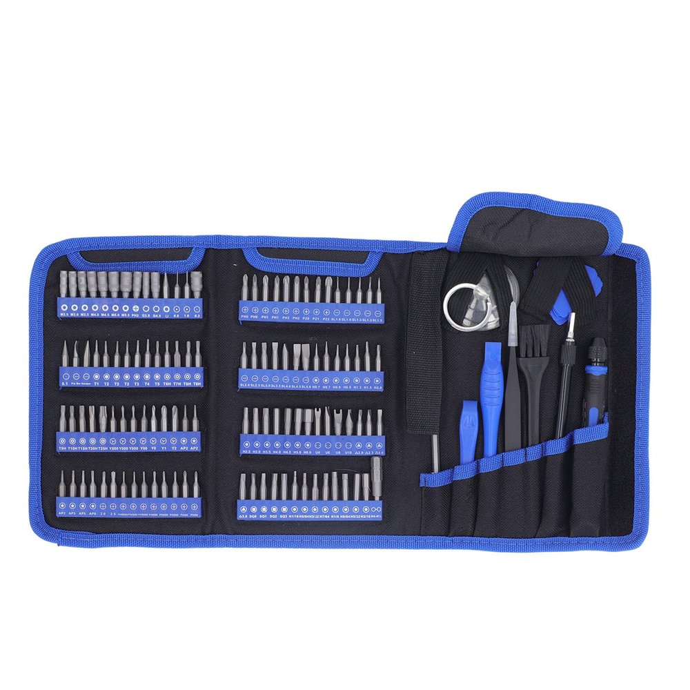 126 in 1 Magnetic Screwdriver Set, Electronics Professional Repair Screwdriver Tool kit with 112 Screwdriver Bits for PC, Laptop, Phone, MacBook, Xbox Repair