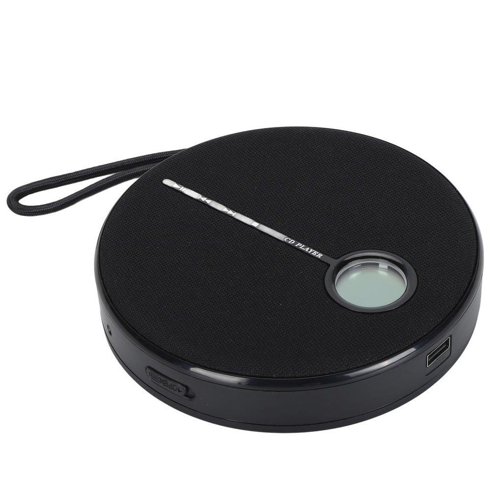 CD Player Portable, Bluetooth 5.0 Desktop CD Player with Speakers, Anti Skip, Rechargeable CD Player for Car Home