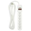 Strongway 6-Outlet Power Strip, 8ft.L, 14/3-Ga., 15 Amps, Model# 201704002001 view 1