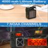 ZHIWHIS Shortwave Radio with Bluetooth, AM/FM/SW/NOAA Weather Emergency Radios, Hand Crank/Solar/4000mAh/SOS/White Noise/Bass/Flashlight/Retro Receiver with Preset, Support USB/TF ZWS-702X view 3