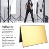 3 in 1 Photography Cardboard, A3 Size Light Reflector Cardboard, Folding Light Diffuser Board for Product and Food Photo SilverGoldBlack view 4