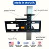 Outdoor Dock TV Mount  Fits 26"-70" TV's, No Drill Easy Install, Weather & UV-Resistant, Marine-Grade, Made in USA- Fits a 2" Square Post view 2