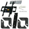 Outdoor Dock TV Mount  Fits 26"-70" TV's, No Drill Easy Install, Weather & UV-Resistant, Marine-Grade, Made in USA- Fits a 2" Square Post view 4