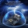150W GigE Passive PoE Injector for with and ESD, 48 to 57V, 3A, 10 100 1000 Mbps, LAN PoE Port, for Internet Kit Satellite view 2