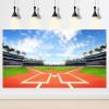 Baseball Backdrop Baseball Field Stadium Photography Background Outdoor Sport Theme Kids Boys Birthday Party Banner Decorations Sport Games Adults Portrait Video Studio Prop Decor 9x6ft view 3