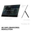 ViewSonic VX1655-4K 15.6" 4K UHD Portable LED IPS Monitor with 2 Way Powered 60W USB C, Mini HDMI, Dual Speakers (Renewed) view 4