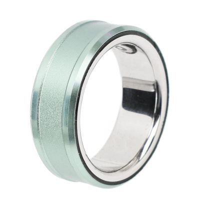 GOWENIC Smart Ring Sleep Tracker Fitness Tracker Ring Stainless Steel Multifunctional Ring (Size 23 20.6mm ID for 64.6mm Finger Circumference)