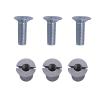 Open Reel Tape Empty Reel Matching Male and Female Screws Fit for 1/4 view 1