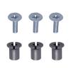 Open Reel Tape Empty Reel Matching Male and Female Screws Fit for 1/4 view 4