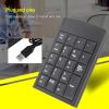 Cryfokt Ultrathin Portable Numeric Keypad Numeric Keypads/for Android/iOS Desktop Computers for Laptop view 3