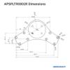 ARKON Mounts Double Suction Splitter Bar | Bar Suction Plate | High-Strength Composite | APSPLTR0802R view 4